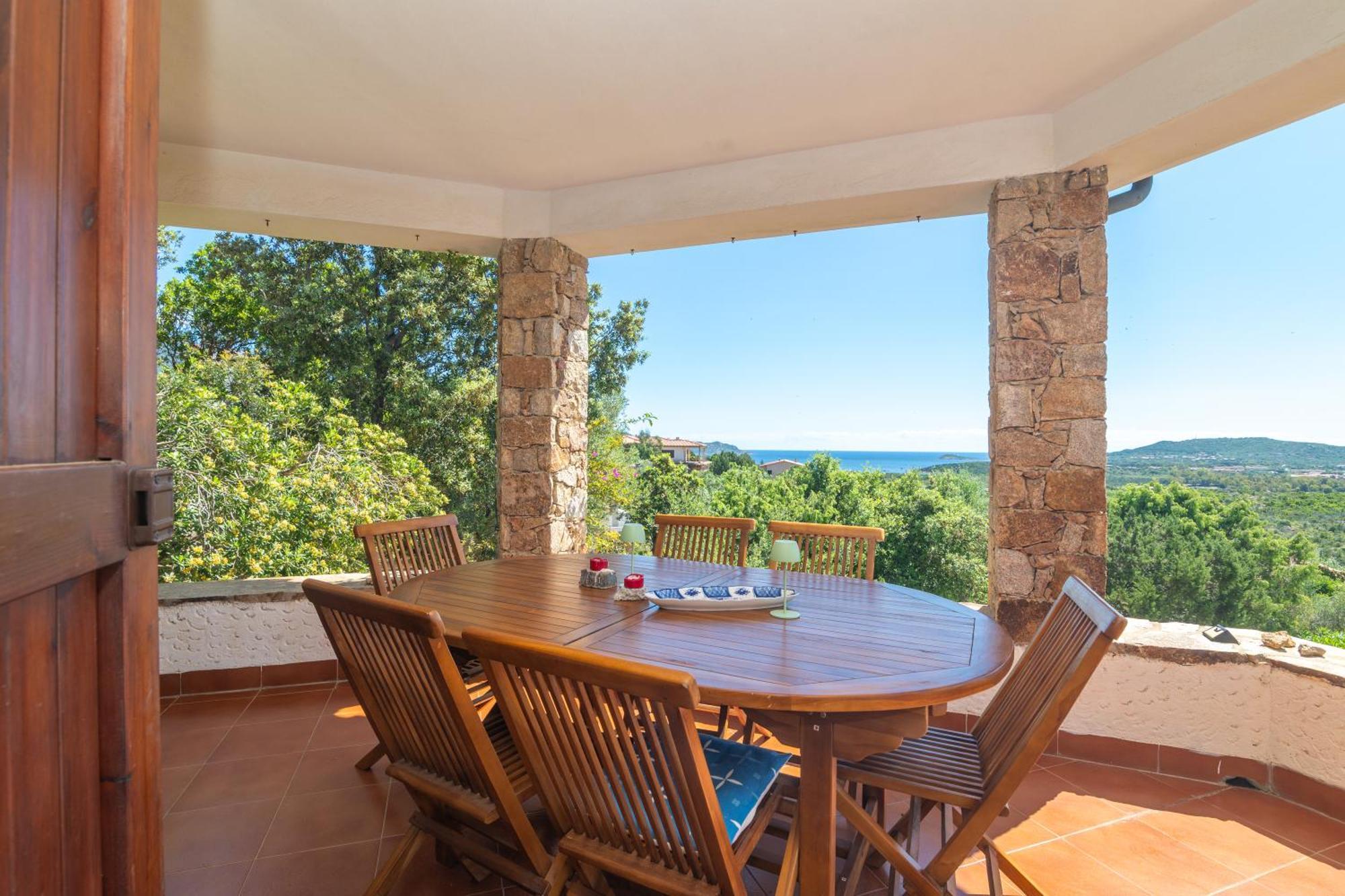 Villa Vista Mare Cala Ginepro Punta Molara ภายนอก รูปภาพ